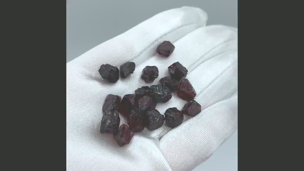 Raw GARNET Gemstone, Dainty JANUARY Birthstone, 1mm Hole Center Drill, Heart Chakra Healing, Loose Crystal Bead, Retail & Wholesale (G01RAW)