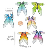 Fairy Wings with Glitters and Clear Rhinestones for Crafts, Ornament and Jewelry Making (W001)