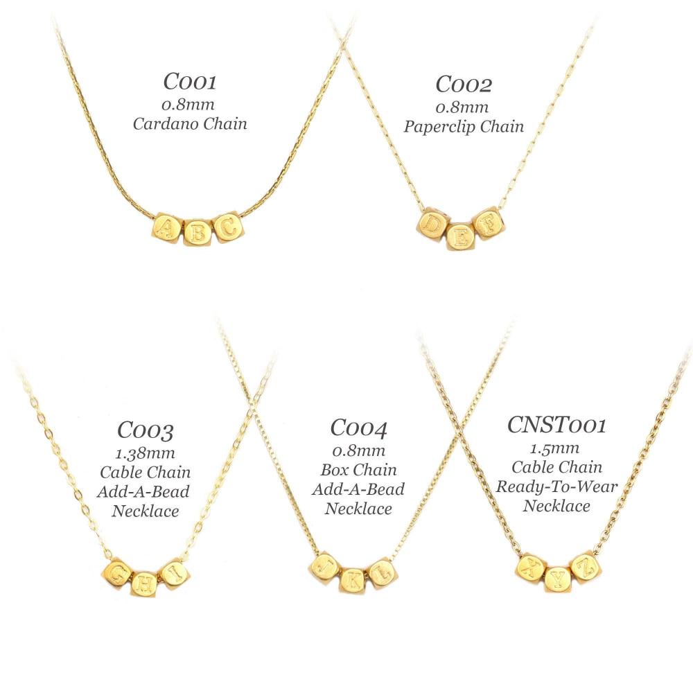 Alphabet Beads, 4.5mm Gold Letter Cube Beads, Tiny Initial Beads for Jewelry Making, Small Letter Charms, Matte Gold Plated (P010-G) - UniqueBeadsNY