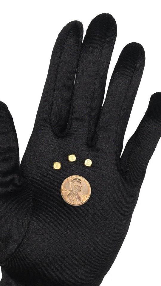 Alphabet Beads, 4.5mm Gold Letter Cube Beads, Tiny Initial Beads for Jewelry Making, Small Letter Charms, Matte Gold Plated (P010-G) - UniqueBeadsNY