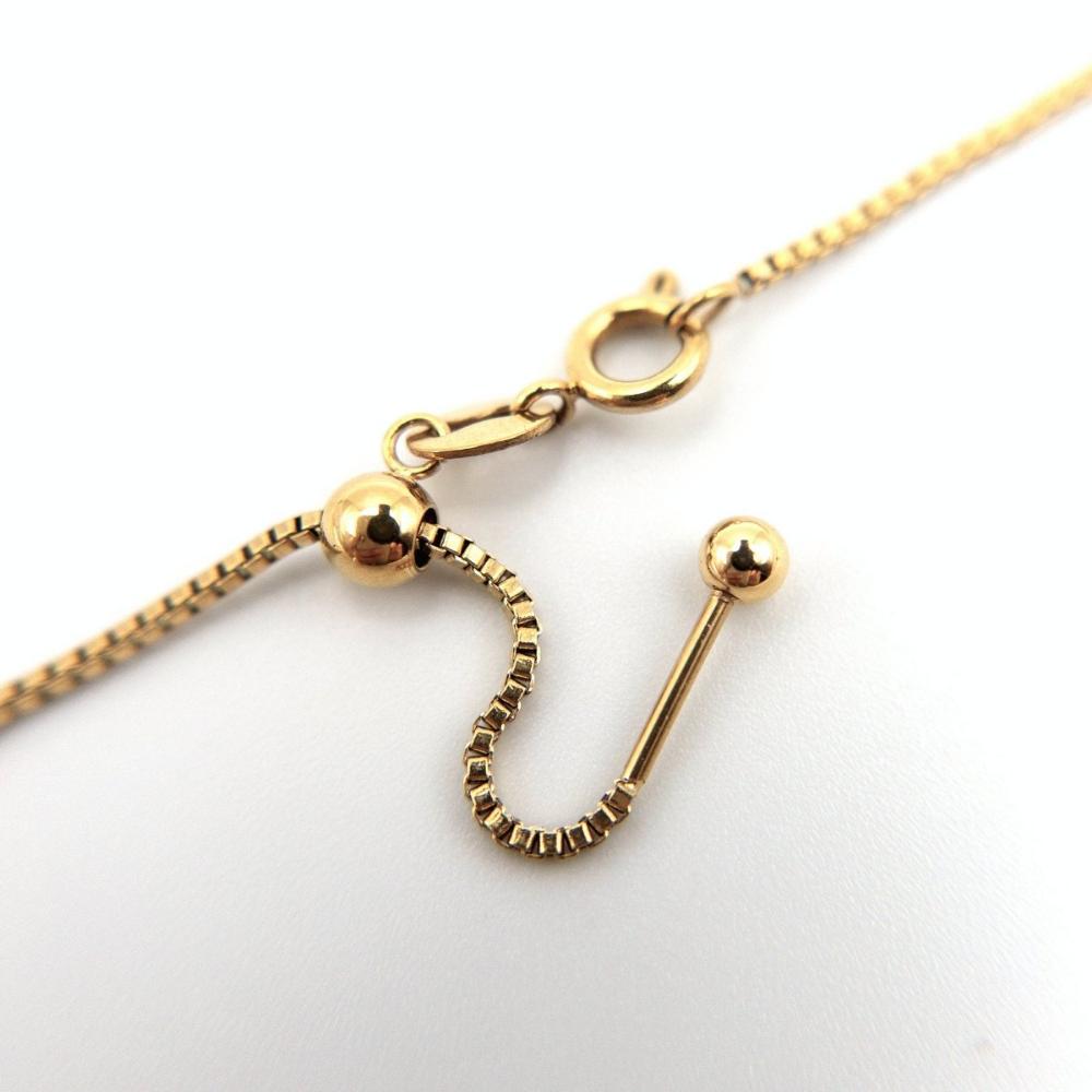 Minimalist Stainless Steel BOX CHAIN Necklace in 18K Gold, 1mm Threader Ready to Wear Adjustable Necklace, Add a Bead Venetian Necklace - UniqueBeadsNY