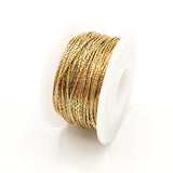 Dainty Chain for Jewelry Making, 0.8mm Thin Necklace Chain, Fine Jewelry Chain for Minimalist Jewelry, Sold by Yard and Wholesale. (C001)