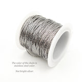 Dainty Chain for Jewelry Making, 0.8mm Thin Necklace Chain, Fine Jewelry Chain for Minimalist Jewelry, Sold by Yard and Wholesale. (C001)