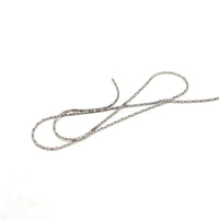 Dainty Chain for Jewelry Making, 0.8mm Thin Necklace Chain, Fine Jewelry Chain for Minimalist Jewelry, Sold by Yard and Wholesale. (C001)