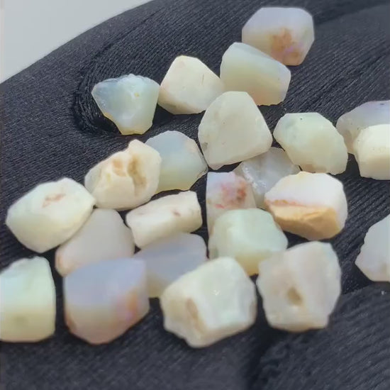Raw AUSTRALIAN OPAL Gemstone, OCTOBER Birthstone, 1mm Hole Center Drill, Dainty Opal Beads, Loose Gemstone Retail & Wholesale (G17RAW)
