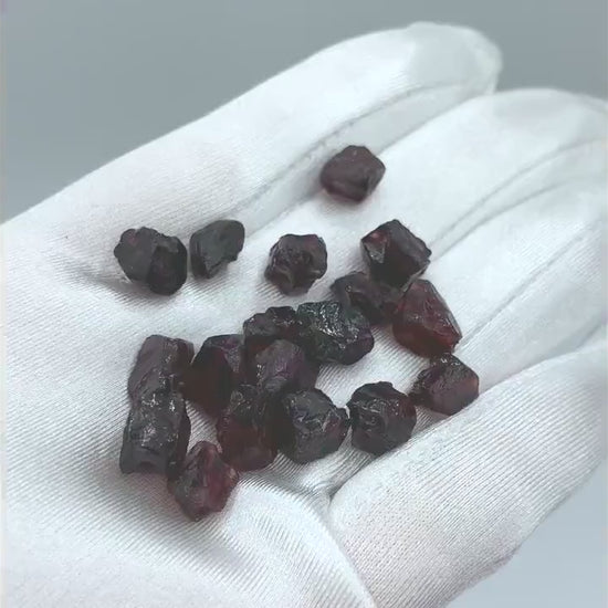 Raw GARNET Gemstone, Dainty JANUARY Birthstone, 1mm Hole Center Drill, Heart Chakra Healing, Loose Crystal Bead, Retail & Wholesale (G01RAW)