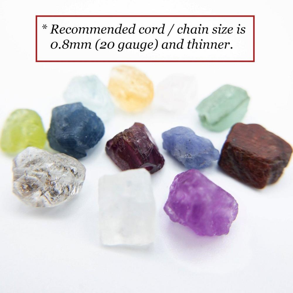 Raw GARNET Gemstone, Dainty JANUARY Birthstone, 1mm Hole Center Drill, Heart Chakra Healing, Loose Crystal Bead, Retail & Wholesale (G01RAW) - UniqueBeadsNY