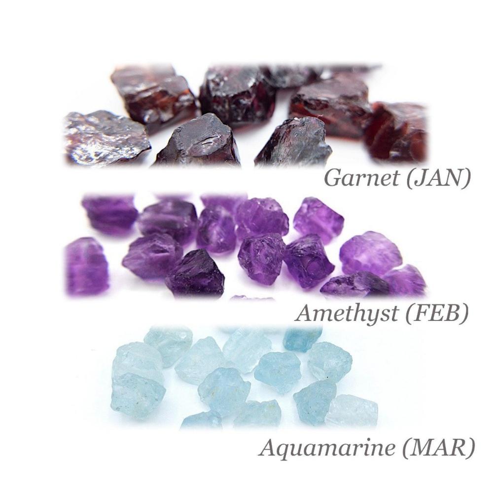 Birthstone Gemstone, Dainty Top-Drilled Pendants, 7-8mm x 10-12mm, Natural Gemstone Beads, Raw/ Rough Cut Nugget Shape, 1 PC (G18RAW) - UniqueBeadsNY
