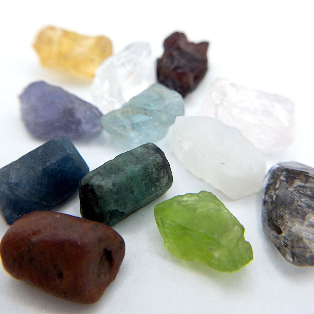 Birthstone Gemstone, Dainty Top-Drilled Pendants, 7-8mm x 10-12mm, Natural Gemstone Beads, Raw/ Rough Cut Nugget Shape, 1 PC (G18RAW) - UniqueBeadsNY