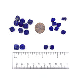 Raw Lapis Lazuli Gemstone, Dainty SEPTEMBER Birthstone, 1mm Hole Center Drill, Loose Gemstone, Healing Crystal, Retail & Wholesale (G24RAW)