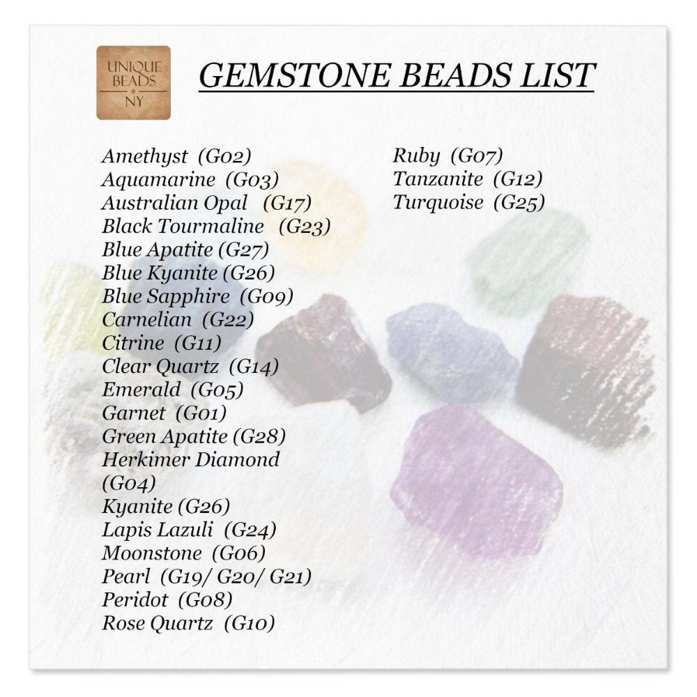 Raw UNDRILLED Gemstone, Mignon Birthstone Nugget, Loose Gemstone, 6mm - 8mm, No Hole Natural Gemstone Beads, (G15RAW) - UniqueBeadsNY