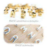 Gold Letter Bead for Jewelry Making - Dearbeads
