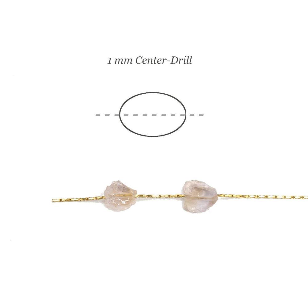 Raw AMETRINE Gemstone, Loose Gemstone Beads, 1mm Hole Center Drill, Solar Plexus Chakra Healing Crystal, Retail & Wholesale (G36RAW) - UniqueBeadsNY