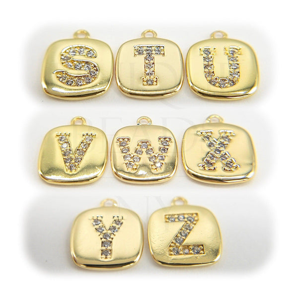  BEADNOVA Letter Charms Initial Charms Alphabet Charms