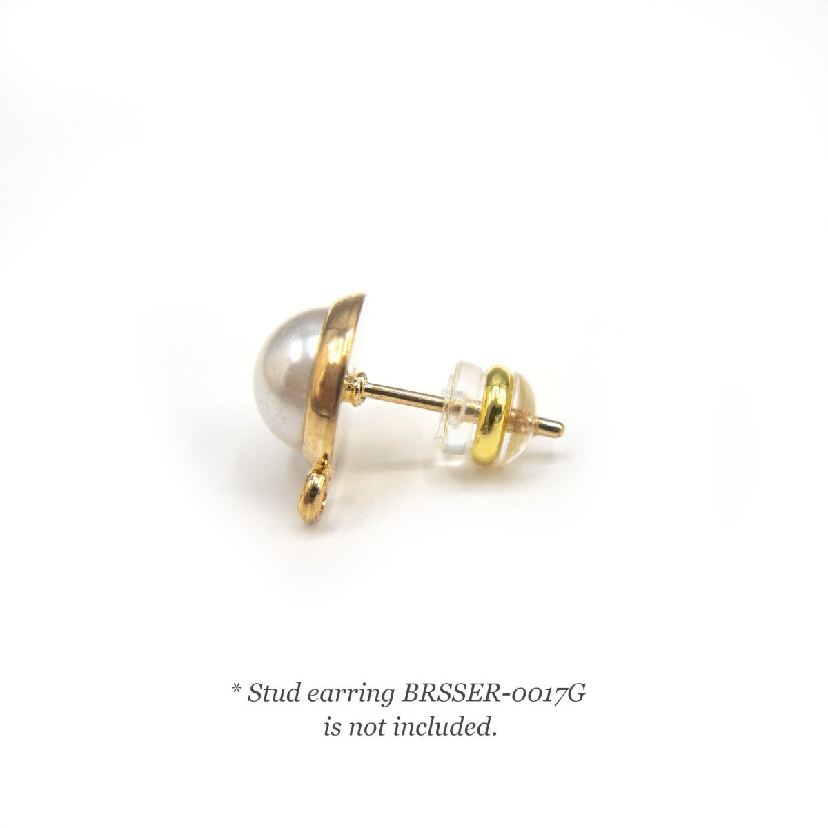 Silicone Earring Backs 18K Gold Plated, Earring Backings for Sensitive Skin, Rubber Earring Back Stopper, Hypoallergenic Ear Nuts (BRER0035) - UniqueBeadsNY