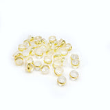 Silicone Earring Backs 18K Gold Plated, Earring Backings for Sensitive Skin, Rubber Earring Back Stopper, Hypoallergenic Ear Nuts (BRER0035) - UniqueBeadsNY